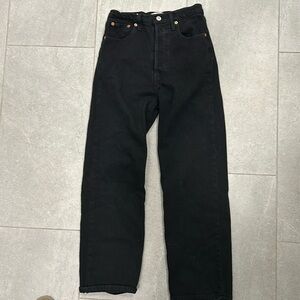 Levi’s Ribcage Straight Ankle Jeans - Size 25